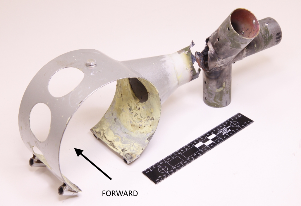 Figure A3: Fractured stabiliser mount with fins removed